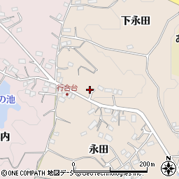 福島県郡山市中田町赤沼下永田6周辺の地図