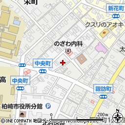 新潟県柏崎市中央町10-15周辺の地図