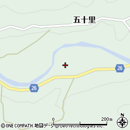 石川県鳳珠郡能登町五十里ウ周辺の地図
