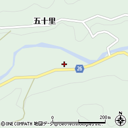 石川県鳳珠郡能登町五十里イ周辺の地図