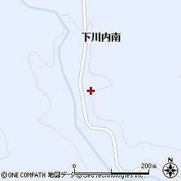 福島県双葉郡川内村下川内吉ノ田和周辺の地図