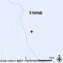 福島県川内村（双葉郡）下川内（吉ノ田和）周辺の地図