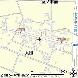 福島県郡山市大槻町太田周辺の地図