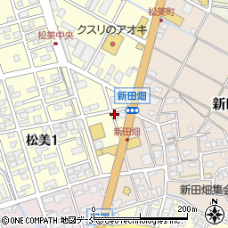 株式会社サンワ　松美ＳＳ周辺の地図