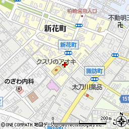 セブンイレブン柏崎新花町店周辺の地図