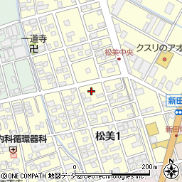 新潟県柏崎市松美周辺の地図