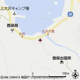 石川県輪島市大沢町周辺の地図