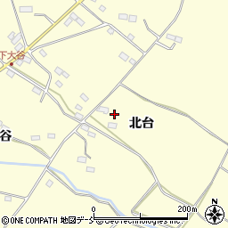福島県郡山市大槻町（北台）周辺の地図