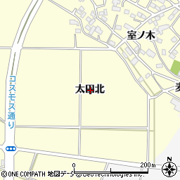 福島県郡山市大槻町太田北周辺の地図