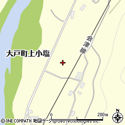 福島県会津若松市大戸町上小塩周辺の地図