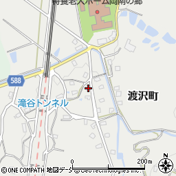 新潟県長岡市渡沢町308周辺の地図