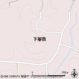 福島県田村郡三春町過足下屋敷周辺の地図