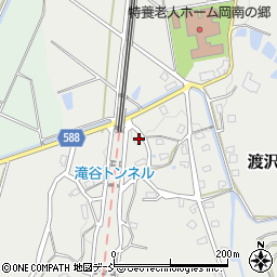新潟県長岡市渡沢町302周辺の地図