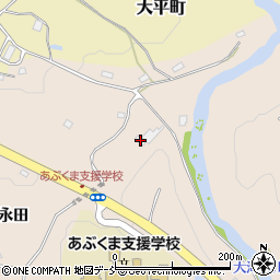 福島県郡山市中田町赤沼下永田61周辺の地図