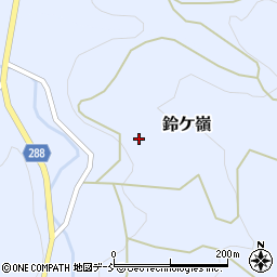石川県能登町（鳳珠郡）鈴ケ嶺（ツ）周辺の地図