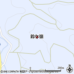 石川県鳳珠郡能登町鈴ケ嶺周辺の地図
