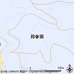 石川県能登町（鳳珠郡）鈴ケ嶺周辺の地図