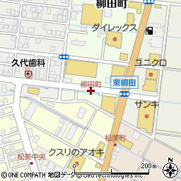 柳田町周辺の地図