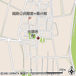 新潟県長岡市釜ケ島215周辺の地図