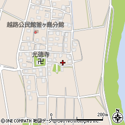 新潟県長岡市釜ケ島254周辺の地図