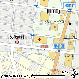 ダイソーＨＩＲＡＳＥＩ遊ＴＳＵＴＡＹＡ柏崎柳田店周辺の地図