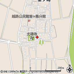 新潟県長岡市釜ケ島245周辺の地図