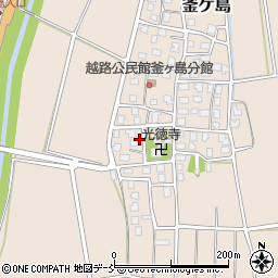 新潟県長岡市釜ケ島234周辺の地図