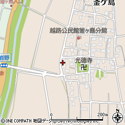 新潟県長岡市釜ケ島349周辺の地図