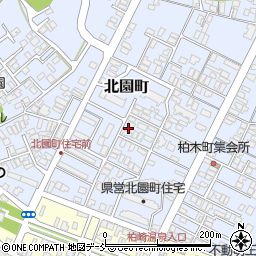 新潟県柏崎市北園町7-8周辺の地図