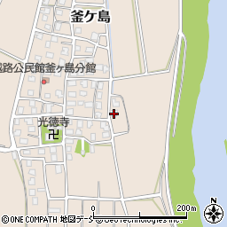 新潟県長岡市釜ケ島568周辺の地図