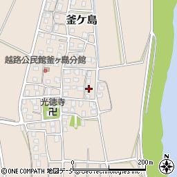 新潟県長岡市釜ケ島260周辺の地図