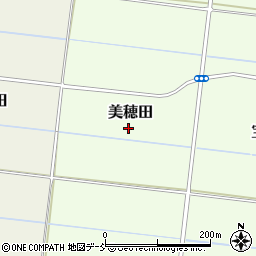 新潟県柏崎市美穂田周辺の地図