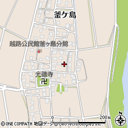 新潟県長岡市釜ケ島274周辺の地図