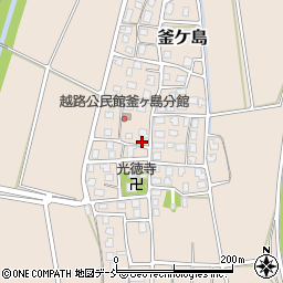 新潟県長岡市釜ケ島293周辺の地図