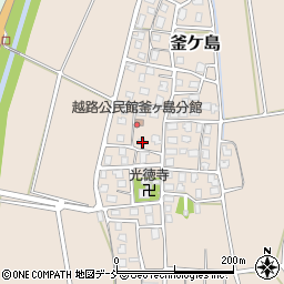 新潟県長岡市釜ケ島291周辺の地図