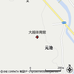 田村市大越体育館周辺の地図