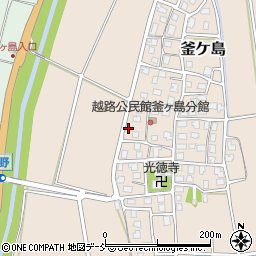 新潟県長岡市釜ケ島288周辺の地図