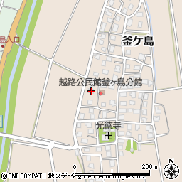 新潟県長岡市釜ケ島286周辺の地図