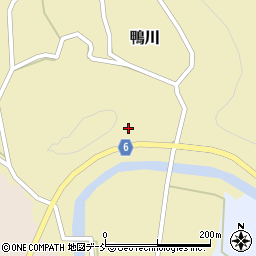 石川県鳳珠郡能登町鴨川ミ周辺の地図