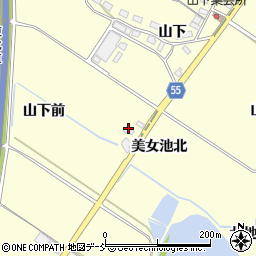 福島県郡山市大槻町美女池北25周辺の地図