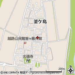 新潟県長岡市釜ケ島309周辺の地図