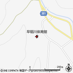 田村市大越早稲川体育館周辺の地図