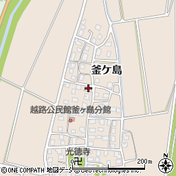 新潟県長岡市釜ケ島295周辺の地図