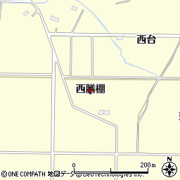 福島県郡山市大槻町（西膳棚）周辺の地図