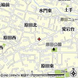 福島県郡山市大槻町原田北29周辺の地図