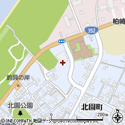 新潟県柏崎市北園町21周辺の地図