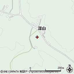 福島県田村市船引町堀越深山周辺の地図