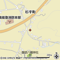 石川県輪島市杉平町（木戸谷内）周辺の地図