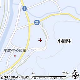 石川県鳳珠郡能登町小間生ヨ周辺の地図