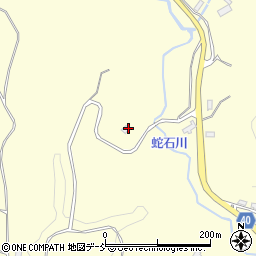 福島県郡山市中田町黒木落合周辺の地図